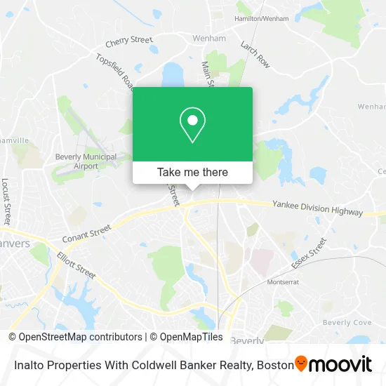 Inalto Properties With Coldwell Banker Realty map