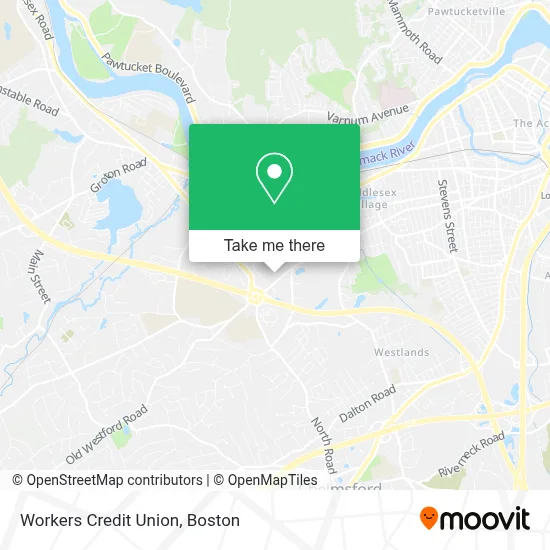 Workers Credit Union map
