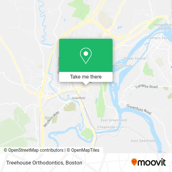 Treehouse Orthodontics map