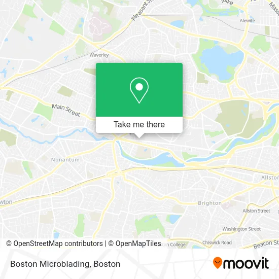 Boston Microblading map