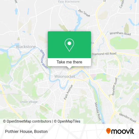 Pothier House map