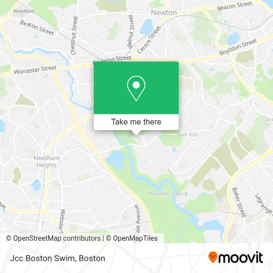 Jcc Boston Swim map