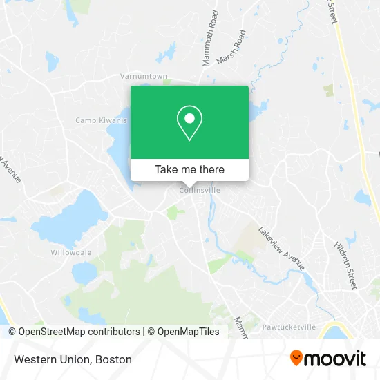 Western Union map
