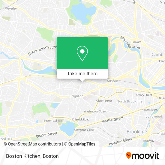 Boston Kitchen map