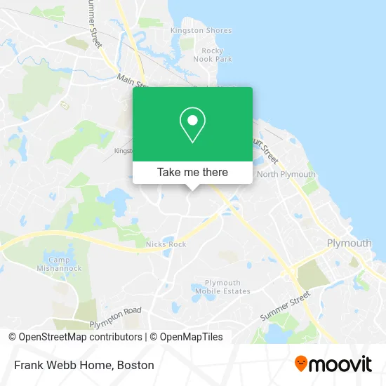 Frank Webb Home map