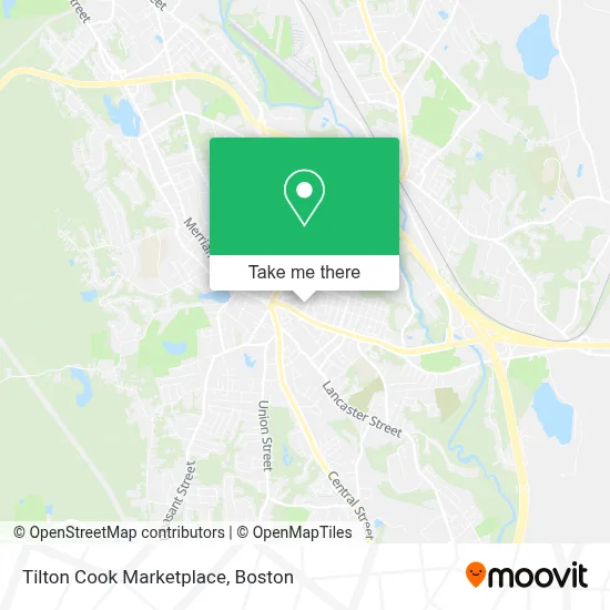 Tilton Cook Marketplace map
