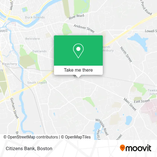 Citizens Bank map