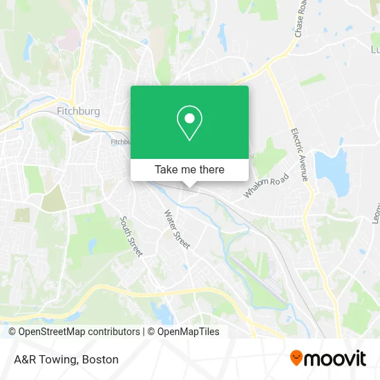 A&R Towing map