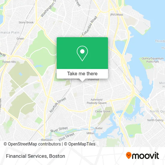 Financial Services map