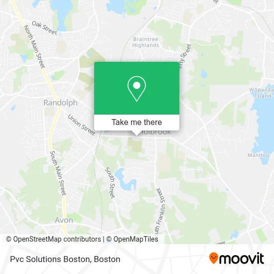 Pvc Solutions Boston map