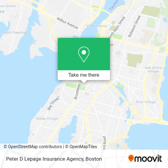 Peter D Lepage Insurance Agency map