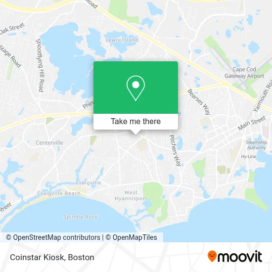 Coinstar Kiosk map