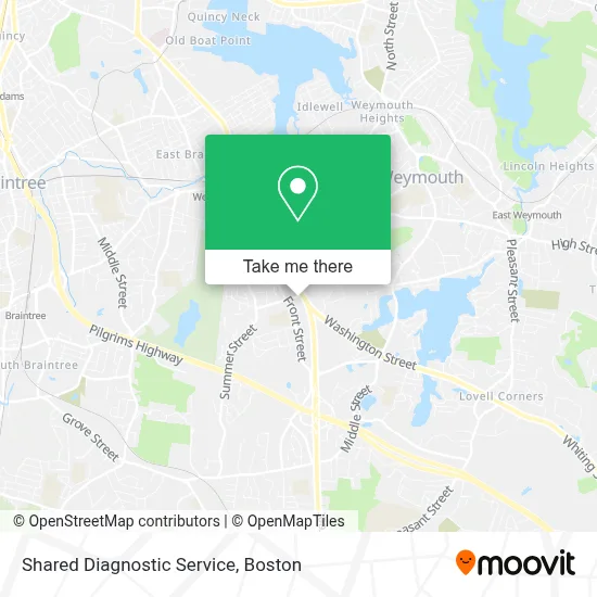 Shared Diagnostic Service map