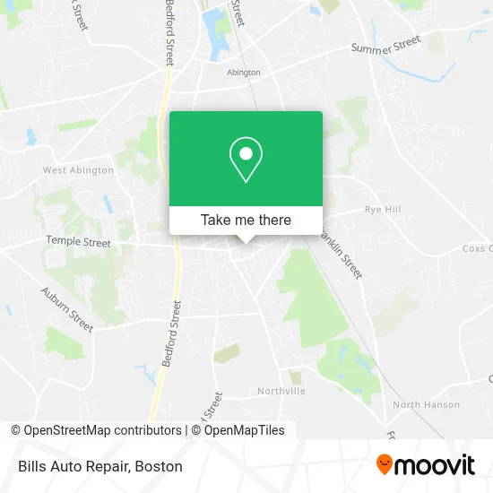Bills Auto Repair map