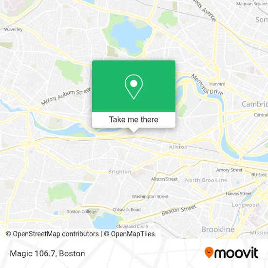 Magic 106.7 map