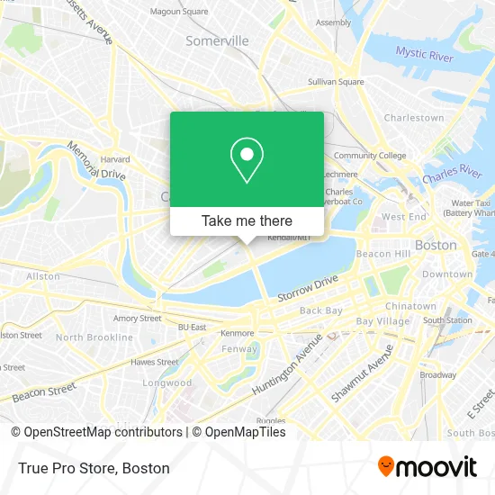 True Pro Store map