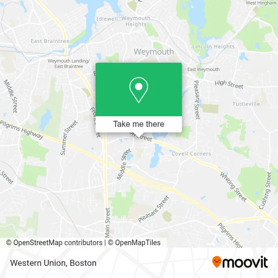 Western Union map