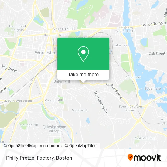Philly Pretzel Factory map