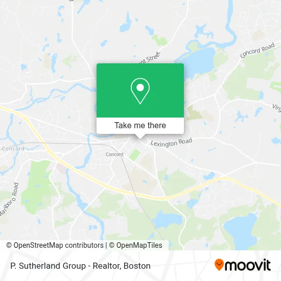 P. Sutherland Group - Realtor map