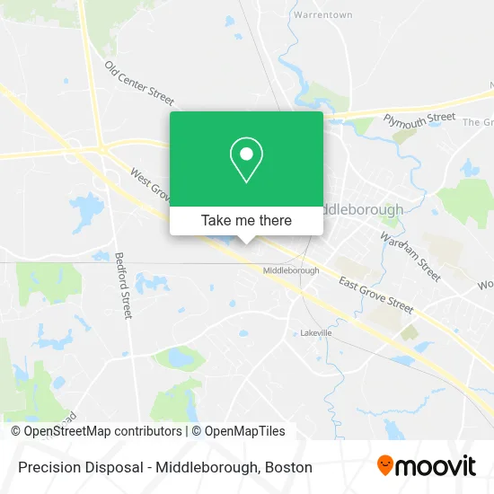 Precision Disposal - Middleborough map