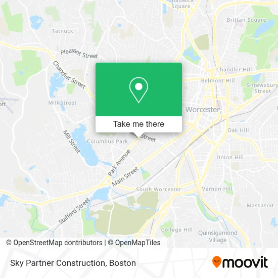 Sky Partner Construction map
