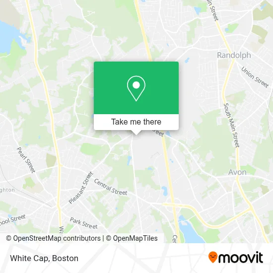 White Cap map
