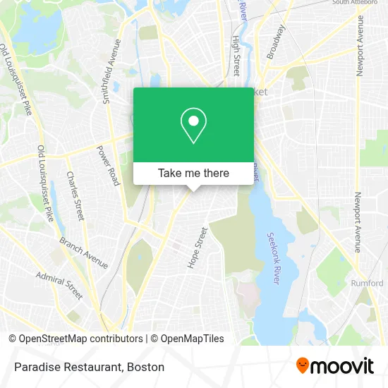 Paradise Restaurant map