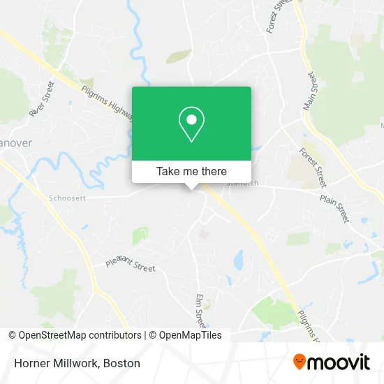 Horner Millwork map