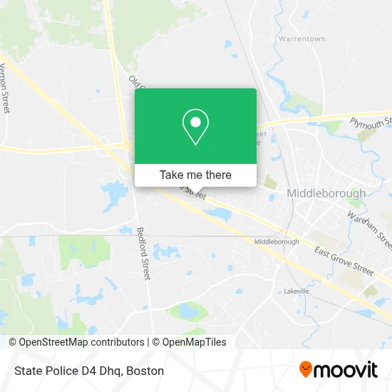 State Police D4 Dhq map