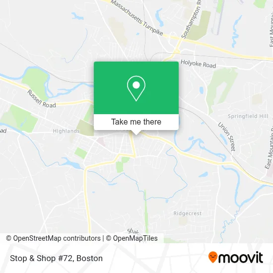 Stop & Shop #72 map