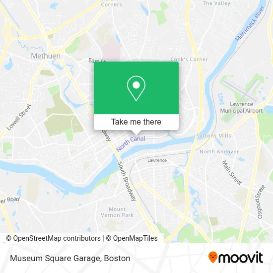 Museum Square Garage map