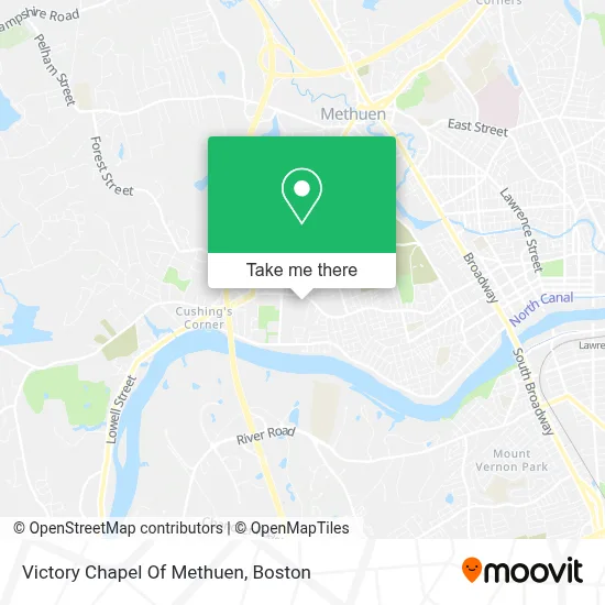 Victory Chapel Of Methuen map