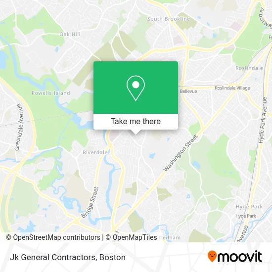 Jk General Contractors map