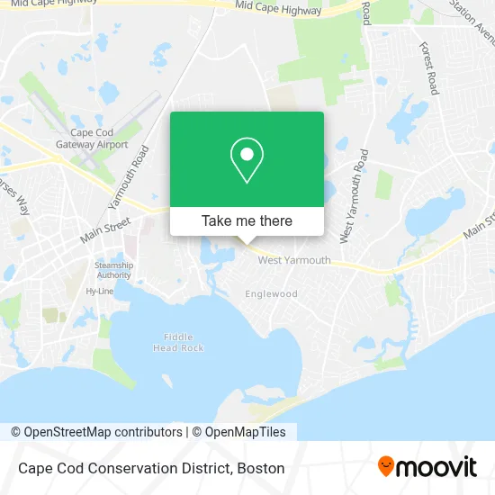 Cape Cod Conservation District map