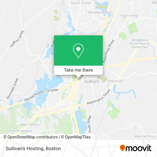 Sullivan's Hosting map