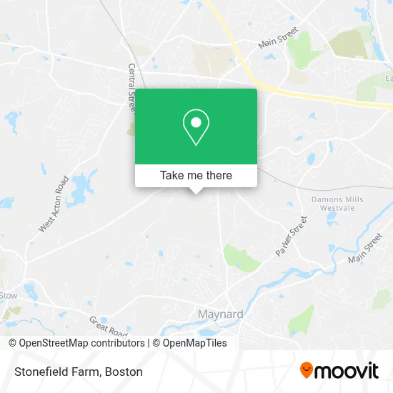 Stonefield Farm map