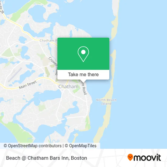 Beach @ Chatham Bars Inn map