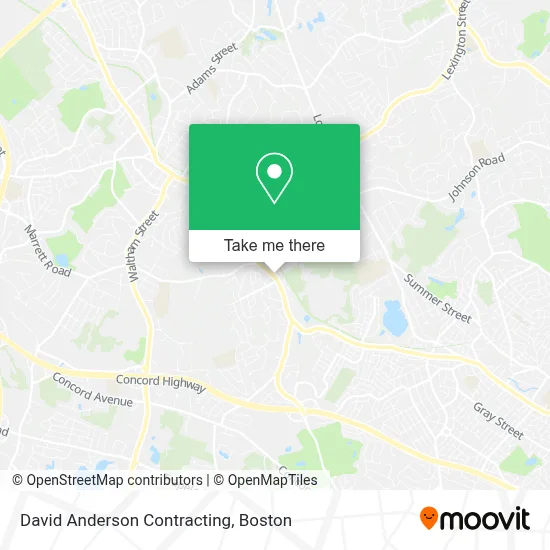 David Anderson Contracting map