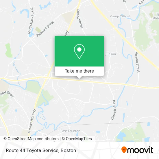 Route 44 Toyota Service map