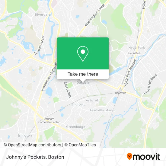 Johnny's Pockets map