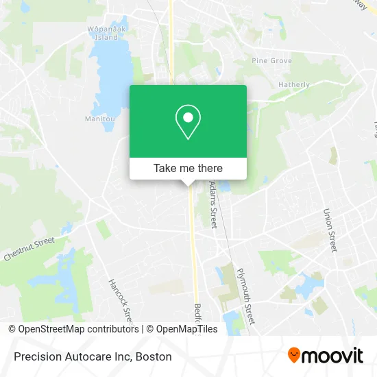 Precision Autocare Inc map