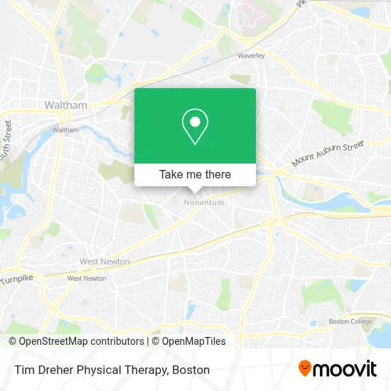 Tim Dreher Physical Therapy map