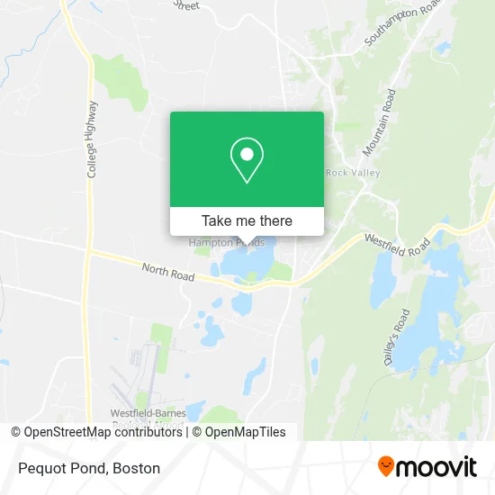 Pequot Pond map