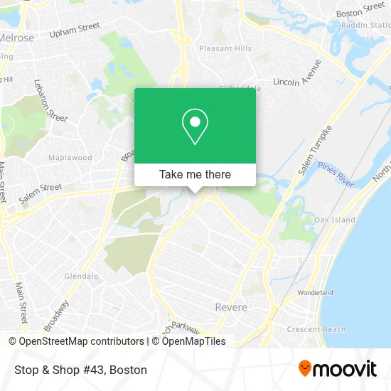 Stop & Shop #43 map