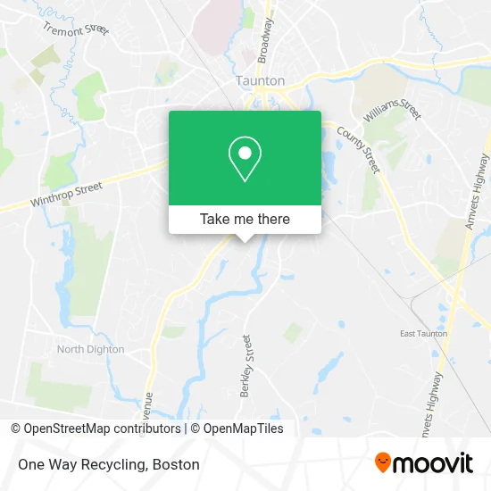 One Way Recycling map