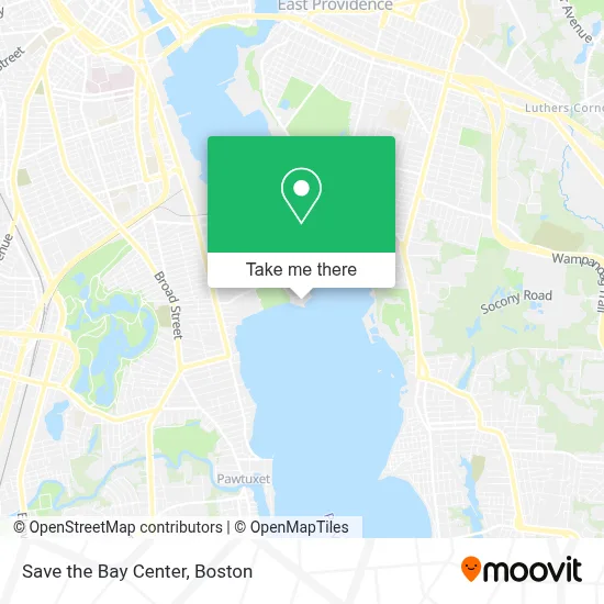 Save the Bay Center map