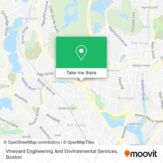 Vineyard Engineering And Environmental Services map