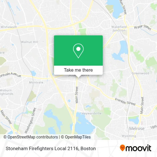 Stoneham Firefighters Local 2116 map