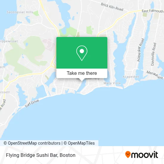 Flying Bridge Sushi Bar map
