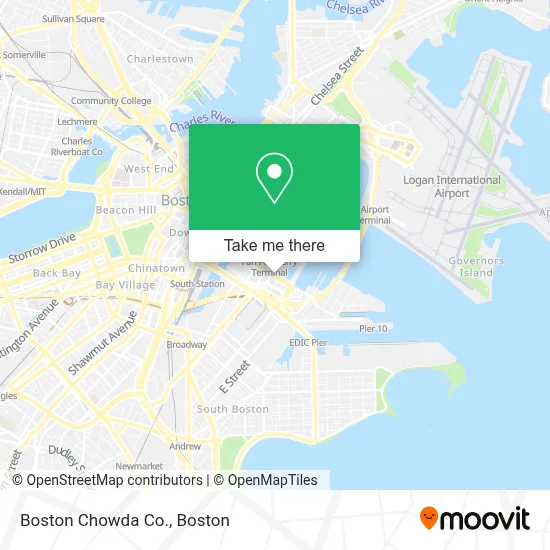 Boston Chowda Co. map